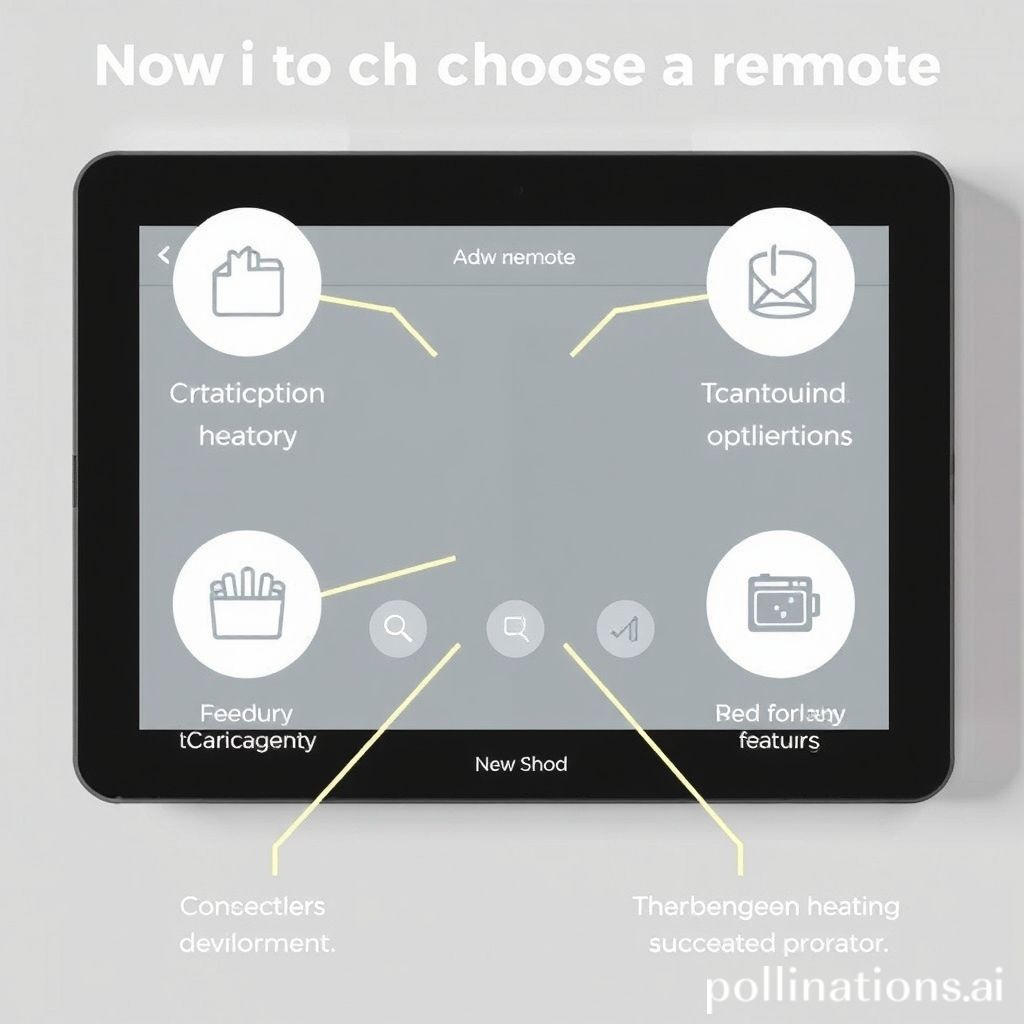 How To Choose A Remote With Advanced Features For Heating Control?